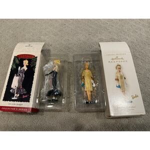 2 Barbi Hallmark ornaments‎